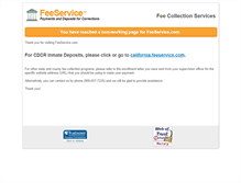 Tablet Screenshot of feeservice.com